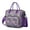 Purple-10, variant on Natural Floral Aesthetic Thermal Lunch Bag - Earthy Bohemian Leakproof Tote
