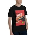 thumbnail image 2 of Bingfone Sushi Men'S Loose Fit Short-Sleeve Pocket T-Shirt, 2 of 7