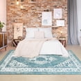 thumbnail image 7 of YJ.GWL Area Rugs Vintage Rug for Living Room Bedroom Indoor Mat Carpet Home Decor,6'x9',Blue, 7 of 7