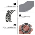 thumbnail image 6 of DRAFIDEEP 5Pcs High Temperature Bearing Steel Thrust Needle Roller Bearings Heat Tolerance 1.7x1.7x0.2in, 6 of 8