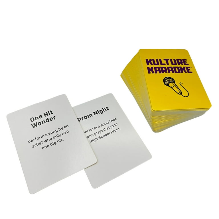Kulture Karaoke Hip Hop Music Card Game for Game Night and Karaoke
