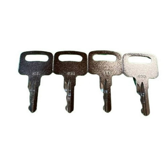 4 Pack 7# 455 Ignition Keys for Manlifts Genie Scissor Lift, Boom, Skyjack, Nifty, Terex