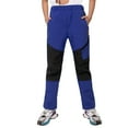thumbnail image 4 of Kiijoy Boys Girls Windproof Ski Pants Colorblock Fleece Thermal Snow Pants, Sizes 12-14, 4 of 5