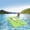 Green 8 x 4 FT, variant on Floating Water Mat - 7/8/9/13 FT Lily Pad Floating Mat, 3-Layer Tear-Resistant XPE Foam Floating Pad for Multiple Users, Water Floating Mat for Pool, Lake, Ocean, Boat, Beach, River