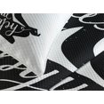 thumbnail image 4 of Ambesonne Yoga Quilted Bedspread Set 3 Pcs, Silhouette with Writing, King Size, Black and White, 4 of 5