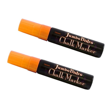 UPC: 0842497170619 | Marvy Uchida Jumbo Point Chalk Markers Orange 2/Pack