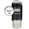 thumbnail image 1 of ExcelMark Tampon d'Inspection Rond Auto-Encreur Personnalisé - Diamètre 5/8 Pouces" (3 Lignes), 1 of 3