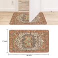 thumbnail image 6 of Bohemian Orange Ethnic Patterned Carpet (11) Welcome Doormat for Indoor/Outdoor Entrance Bohemian Orange Ethnic Patterned Carpet (11) Decoration Door Mat Kitchen Door Mat Bedroom Doormat 17x30 Inch, 6 of 6