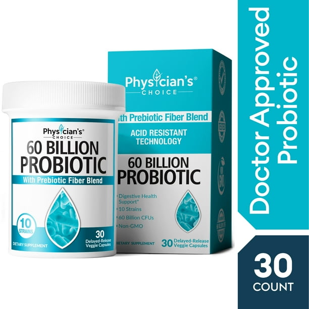 Physician's Choice Probiotics 60 Billion CFU Dr. Approved Probiotic