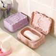thumbnail image 3 of Soap Dish for Shower, Soap Holder Box, Plastic Soap Saver Case with Drain for Bathroom Counter, Shower, Kitchen, Keep Soap Dry and Clean, Easy to Clean, Avoid Mushy Soap, 3 of 17