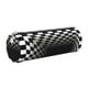 thumbnail image 1 of Disketp 3d Black and White Checkerboard Tunnel Estuche Organizador de Lápices de Cuero, Estuche de Oficina con Cremallera para Bolígrafo y Lápiz, 1 of 6