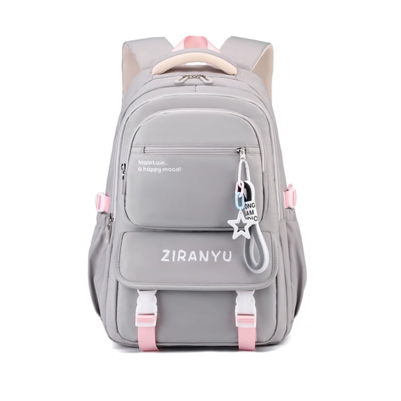 Girls Middle High School Backpack Lightweight Waterproof Teen Backpack for 15.6 Inch Laptop, Casual Daypack with Trolley Sleeve Hidden Pocket for Travel School 30L