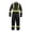 Black, variant on Flame Resistant FR High Visibility Hi Vis Coverall - 88% C/12% N (X-Large, Black)