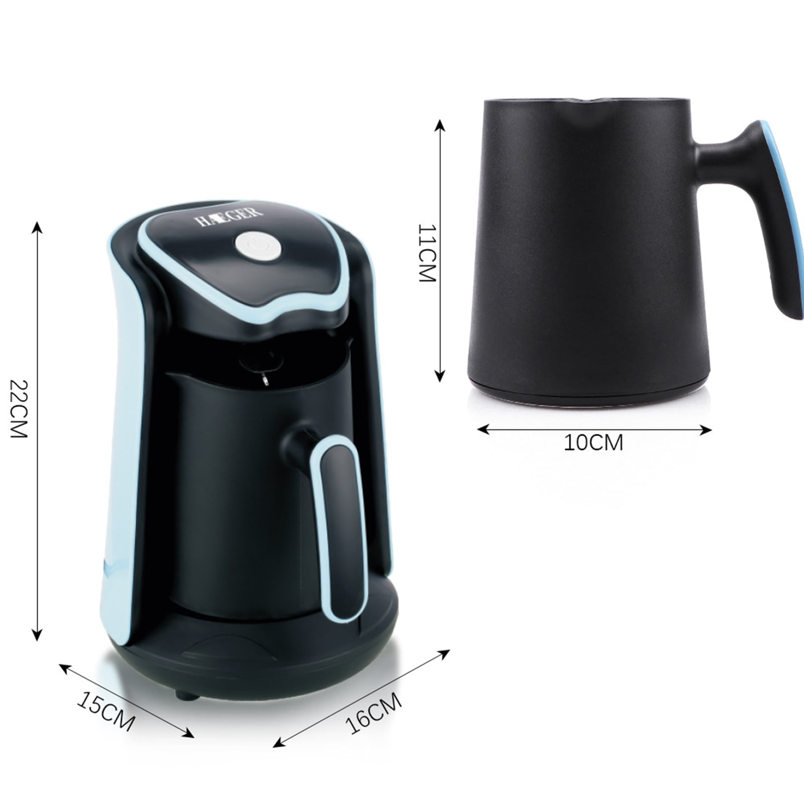Turkish Coffee Pot Home Heating Coffee Cup Twin Kettle Electric Espresso  Pots Portable Teapot Coffee Machine Coffeeware Office