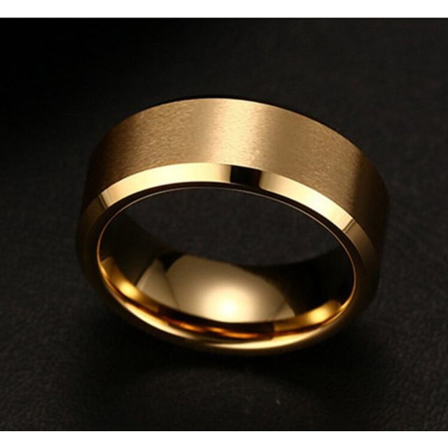 Anillo de joyería de moda para hombre, anillos negros de acero inoxidable para mujer Tan Jianjun unisex