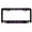 Black/Purple, variant on My Happy Place is on The Beach Style Metal License Plate Frame/Car Accessories Car Tag Holder Cover (Black/Purple)