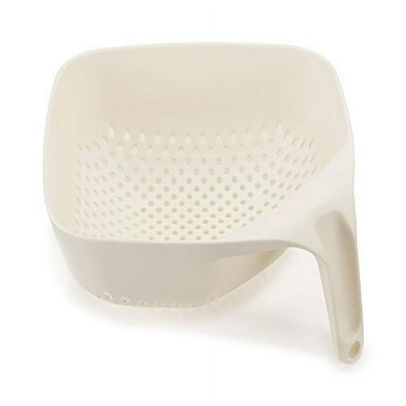 

Joseph Joseph Square Colander Stackable with Easy-Pour Corners and Vertical Handle Medium White