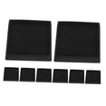 thumbnail image 6 of UPOUART Black Rubber Furniture Leg Protectors Caster Cups for Noise Reduction and Anti- Floor, 6 of 8