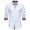 White, variant on WREESH Men's Classic Patchwork Collar Shirt - Long Sleeve Button Down Dress Shirt with Solid Color Options, Office & Dinner Party
