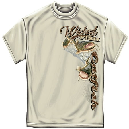 - Cotton Wicked Fish Catfish T-Shirt