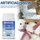thumbnail image 4 of Nieve instantánea en polvo 50 g | Copos de nieve artificiales para decoración invernal y fotografía de interiores | Nieve polimérica ignífuga para manualidades y escaparates, 4 of 5