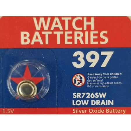 Mercury Free Silver Oxide Bat 397
