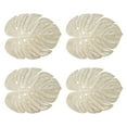 thumbnail image 1 of Youkk 4pieces Waterproof And Oil Resistant Simulated Leaves Dining Mats For Offices 1. Exquisite Gold, 1 of 6