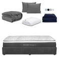thumbnail image 1 of Colchón King Size Trini + Box Base Cama + Almohada 2Pack + Protector Cloud + Sábanas Softy + Edredón Homy, 1 of 8