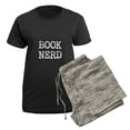 thumbnail image 5 of CafePress - Book Nerd Women's Dark Pajamas - Women's Short Sleeve Print T-Shirt and Pants Dark Cotton Pajama Set, 5 of 7