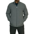 thumbnail image 5 of Medgear Hamilton Scrubs Jacket with Full Zipper and Ribbed Cuffs, Heather Graphite Gray, S, 5 of 5