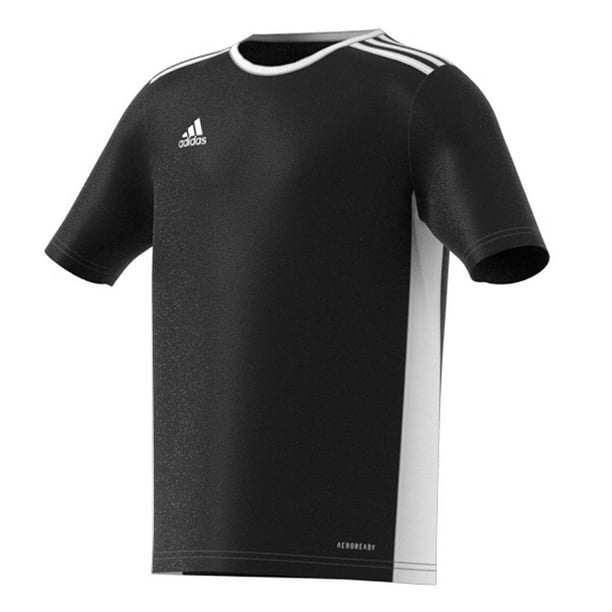 Adidas Entrada Youth Soccer Jersey CF1041 - Black, White - Walmart.com ...