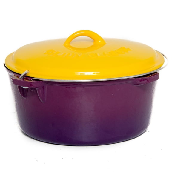 Cajun Classic 12-Quart Enamel Cast Iron Dutch Oven