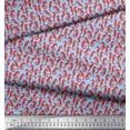 thumbnail image 2 of Soimoi Georgette Viscose Fabric Sea Horse Ocean Decor Fabric Printed Yard 42 Inch Wide, 2 of 3