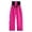 Pants27# Hot Pink, variant on oqasdz Pants for Men Windproof Winter Outdoor Warm Thickened Double Shoulder Ski Trousers Sports Comfortable Trousers with Side Pockets