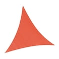 thumbnail image 1 of Toldo de vela de viento resistente al desgarro de 3 x 3 x 3 m, cubierta triangular para patio Rojo, 1 of 9