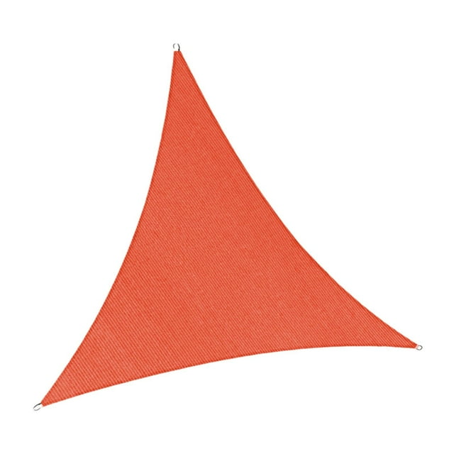Toldo triangular transpirable de 3 x 3 x 3 m para jardín, patio y playa. Rojo
