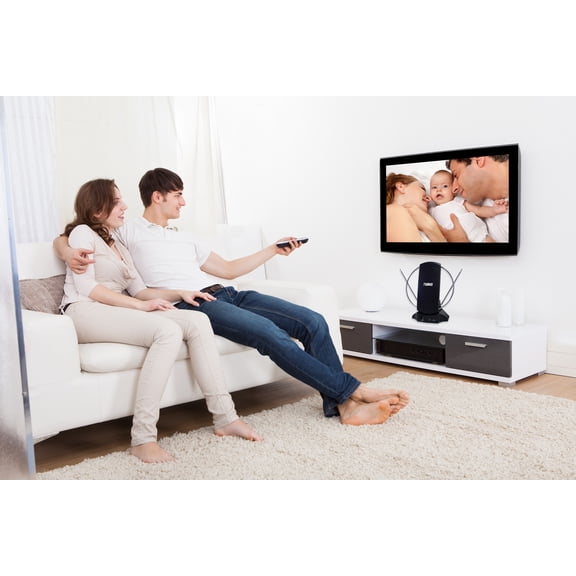 Naxa Electronics NAA-308 High Powered Amplified Antenna Suitable For HDTV and ATSC Digital Television