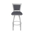 thumbnail image 5 of 870 Hadleigh 36" Swivel Bar Stool with Anodized Nickel Finish and Canter Storm Seat and Back, 5 of 5