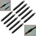 thumbnail image 1 of Musbetu 6Pcs Students Office Writing Stationery Fountain Pen Black Blue Ink Cartridges Refills, 1 of 7