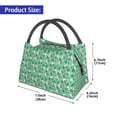 thumbnail image 2 of Easygdp Christmas French Bulldog Bolsa de Almuerzo Insulada Reutilizable, Bolsa de Mano y Bandolera para Oficina, Trabajo, Viajes, 2 of 6