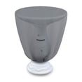 thumbnail image 3 of Covers & all Round Bird Bath Cover, Feeder Bowl Well cover for Winter with Elastic, 12 Oz Waterproof UV & Weather Resistant for Outside Garden Backyard Basin Fountain (32"Diameter x 24"H, Grey), 3 of 7
