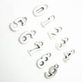 thumbnail image 6 of UDIYO 10 Pcs Alloy 0-9 Numbers Pendants Vintage Number Decor Jewelry Making Accessory, 6 of 7