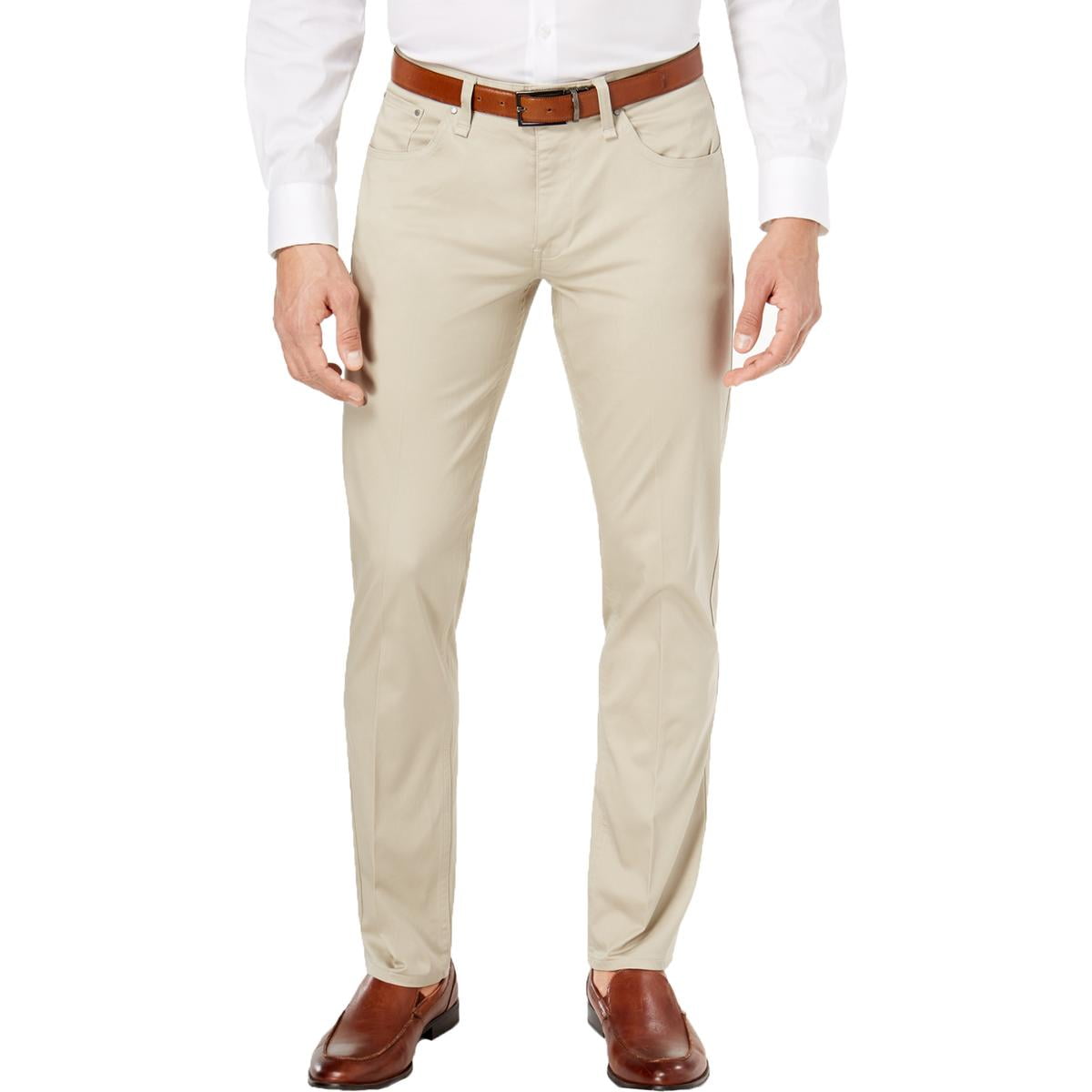 Griffin,32x30 Tommy Hilfiger Men's Tailored Fit Flat Front Chino Pants 