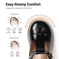 thumbnail image 2 of DREAM PAIRS Girls' Mary Jane School Dress Shoes with Wide Toe Box, Hook-and-Loop Strap & Slip-Resistant Outsole, 2 of 6
