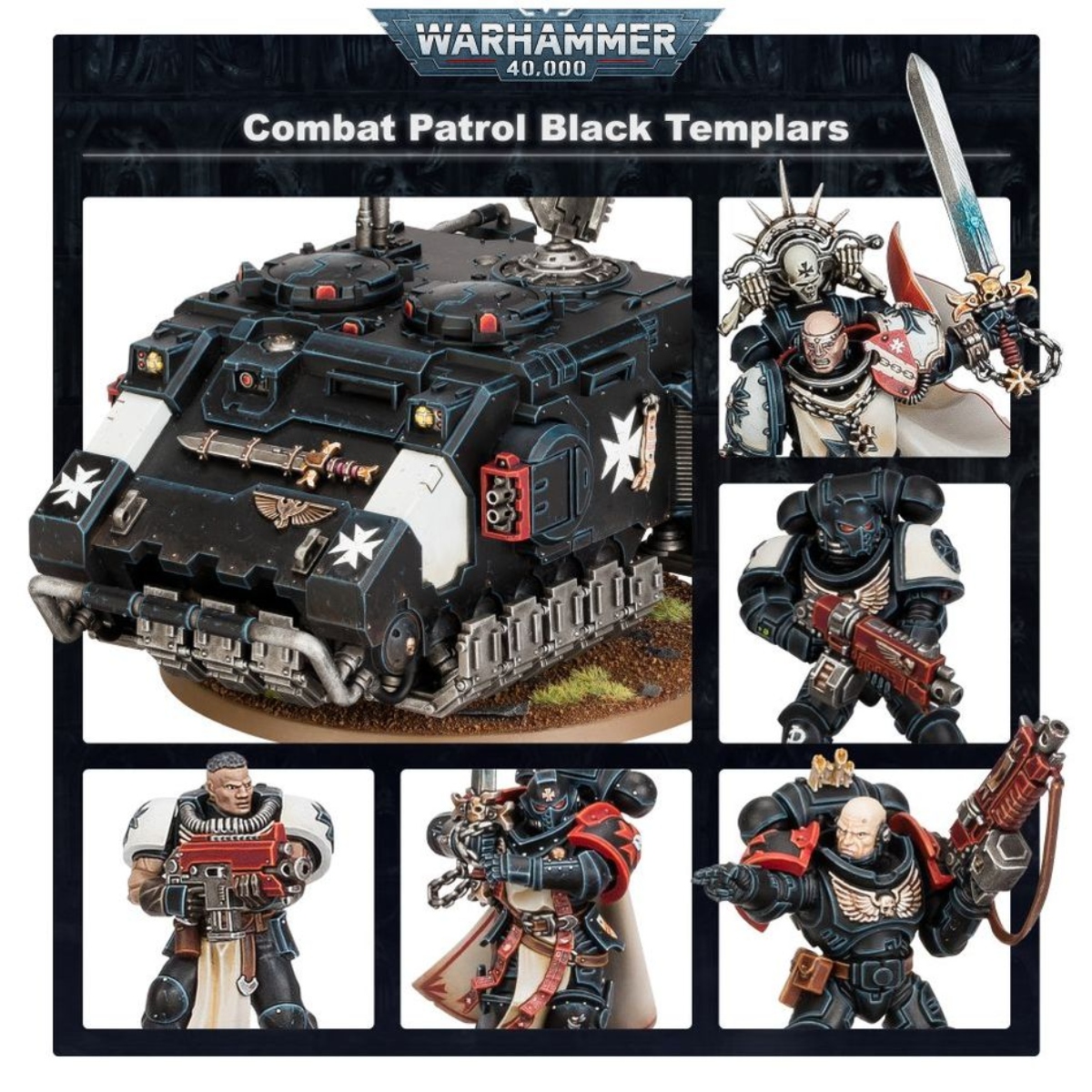 Games Workshop Warhammer 40,000 Combat Patrol: Black Templars