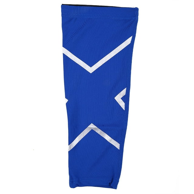 Rawiri Sport Training Funda de compresión antideslizante para piernas con soporte para pantorrillas (Azul L)