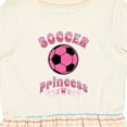 thumbnail image 4 of Inktastic Soccer Princess Girls Toddler Dress, 4 of 5