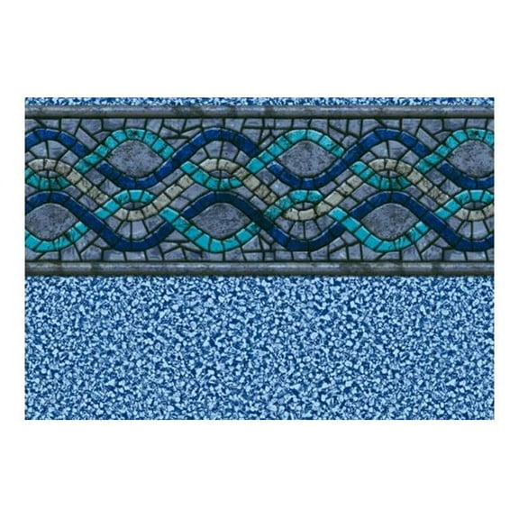 GLI Pool Products 051524OVLEXUB54 15 x 24 ft. 54 in. Round Unibead Lexington Doctor Above Ground Pool Liner - Blue
