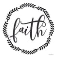 thumbnail image 2 of lettered And lined 15x15 White Modern Wood Framed Museum Art Print Titled - Faith, 2 of 4