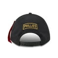 thumbnail image 4 of Men's New Era x Alpha Industries  Black Philadelphia Phillies A-Frame 9FORTY Adjustable Hat, 4 of 5